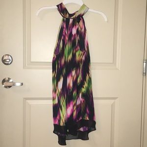 Multicolored Halter Top